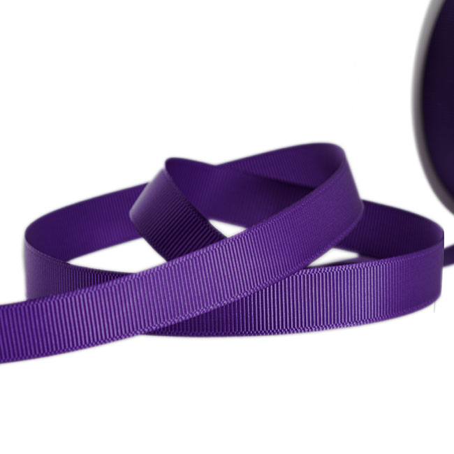 Ribbon Plain Grosgrain Purple (15mmx20m)