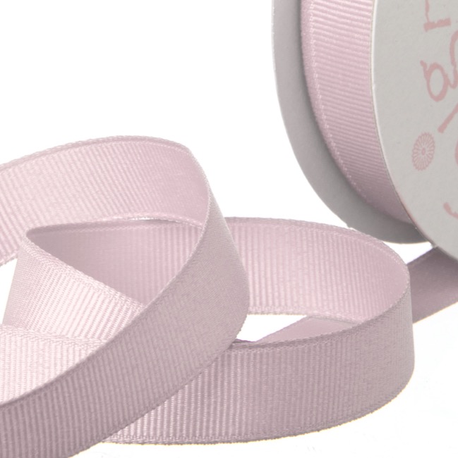 Ribbon Plain Grosgrain Baby Pink (25mmx20m)