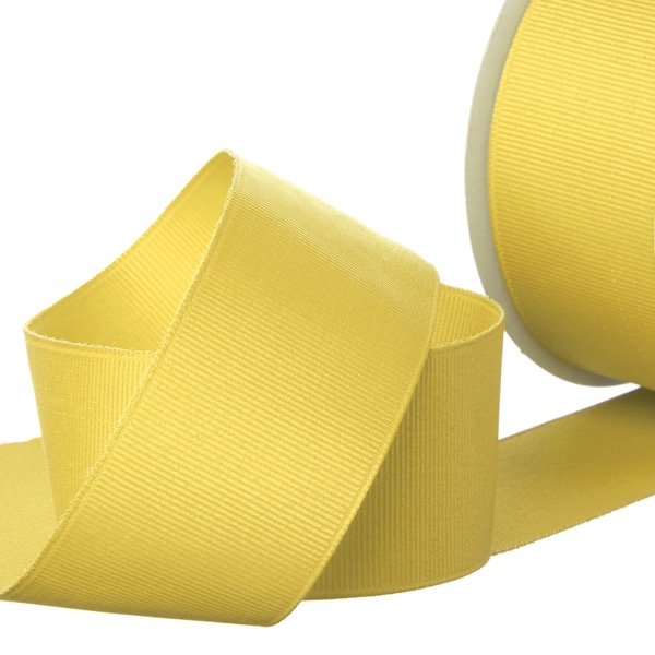 Ribbon Plain Grosgrain Yellow (38mmx20m)