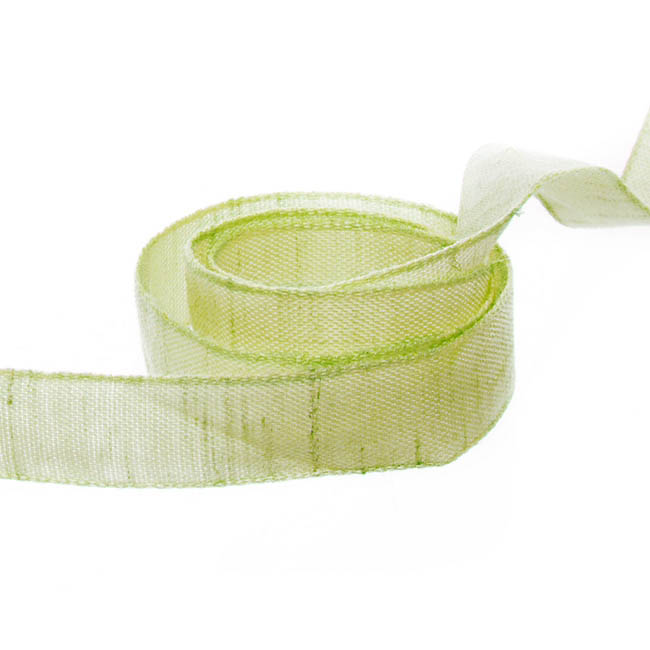 Cotton Ribbon Vintage Green (15mmx20m)