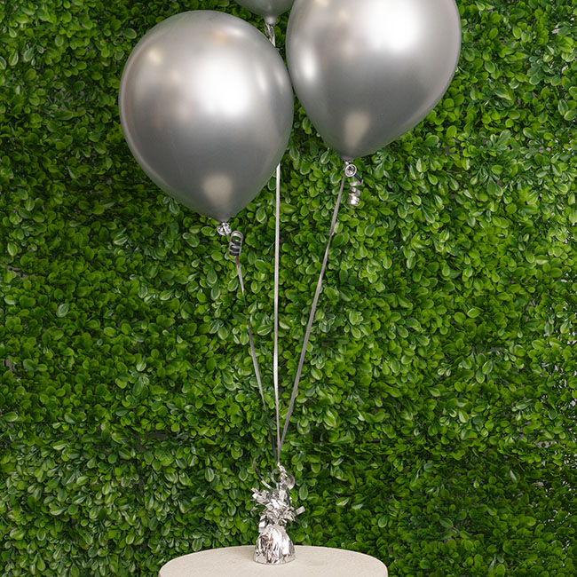 Balloon Weight Silver (12cmH)