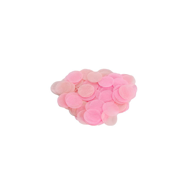 Confetti Round Shape Tissue 25g Bag (2.5cmD) B.Pink & Pink