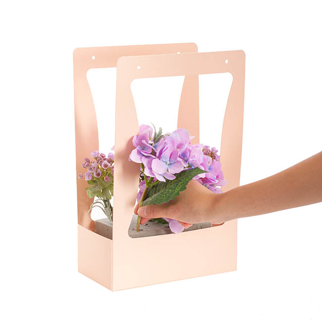 Flower Carry Box Pack 5 Pink (22x11.5x35.5cm)