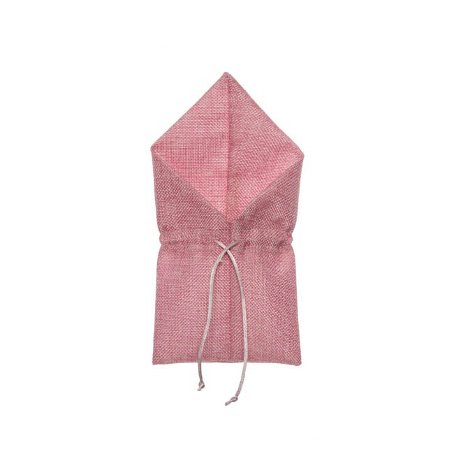 Jute Envelope Large Pouch Pink (12x23cmH) Pack 10