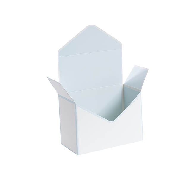 Envelope Flower Box Small Pack 5 White Blue (15.5Lx8Dx11cmH)