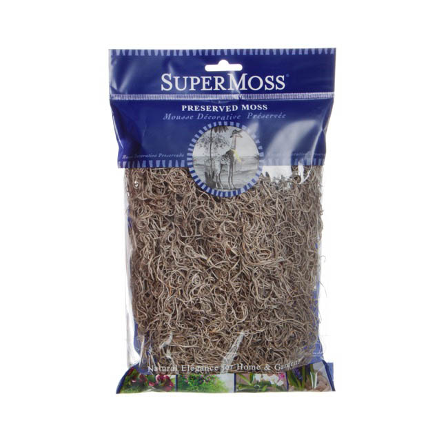 Spanish Moss Preserved Natural (110gm Bag)
