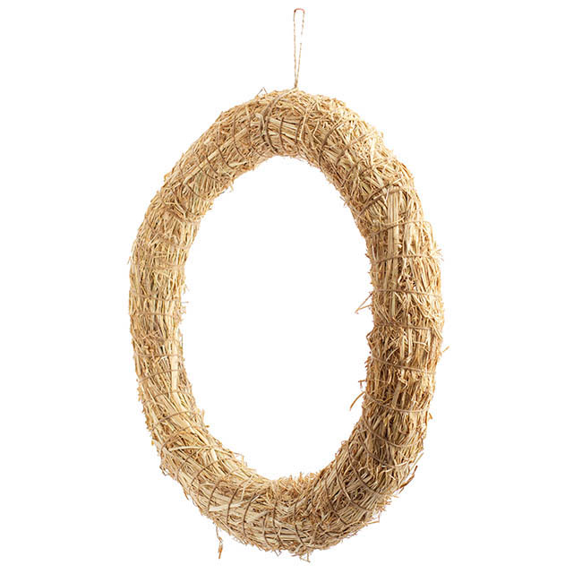 Straw Wreath Natural (50cmD)