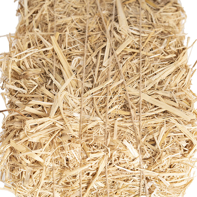 Rectangular Straw Hay Bale Natural (20cmx35cmH)