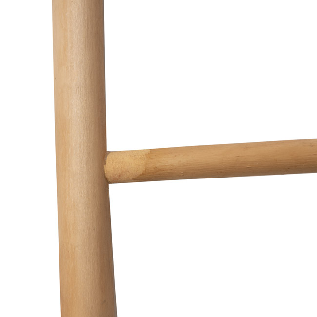 Decorative Wooden Ladder Natural (38x4.5x120cmH)