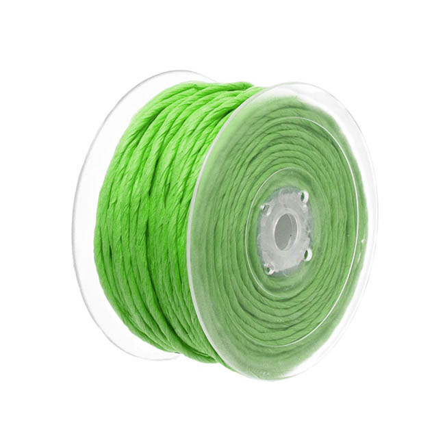 Twisted Paper Cord Lime (4mmx50m)