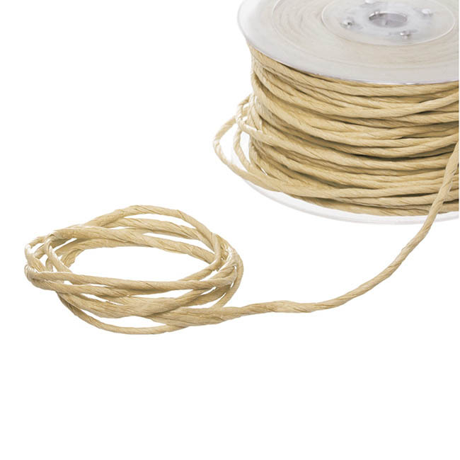 Twisted Paper Cord Natural (4mmx50m)