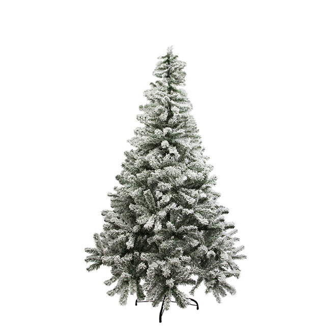 Snow Flocked Aspen Christmas Tree White (112cmWx180cmH)