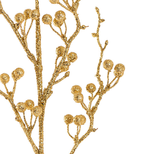 Berry Branch Metallic Gold (73cmH)