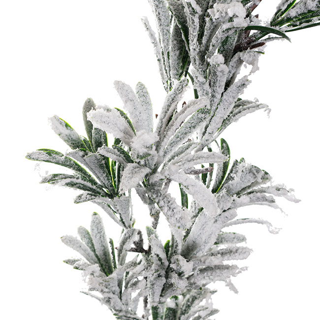 Snow Flocked Mistletoe Garland White (190cmL)