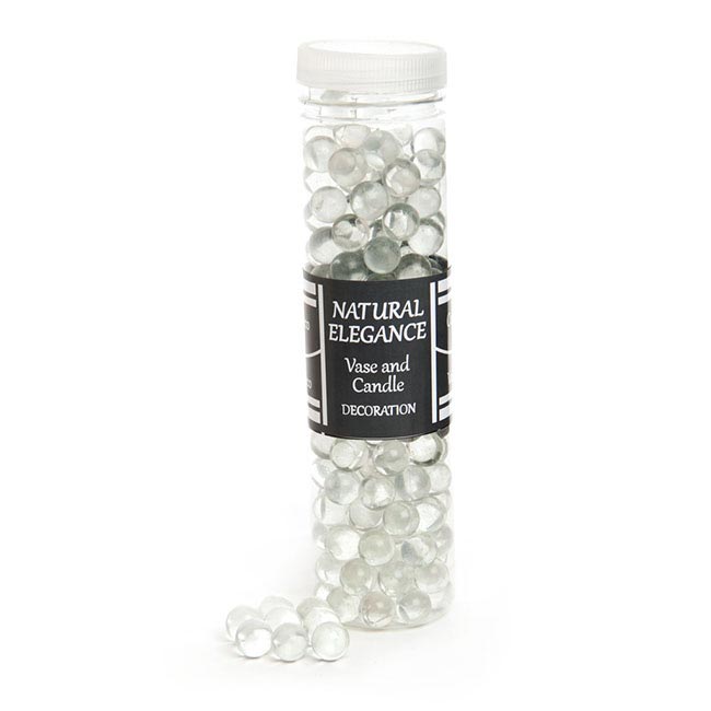 Glass Marbles (14mm) Clear 650gm Jar
