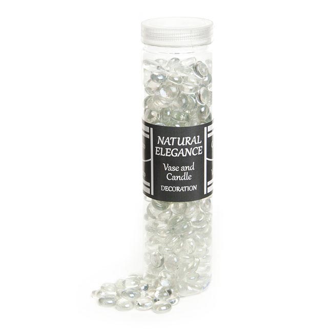 Glass Gems Mini 12.5mm Clear Lustre (700g Jar)