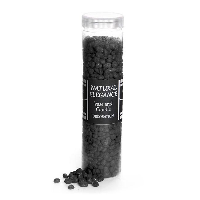 Pebbles Mini Dyed Black (5-15mm) 800gm Jar