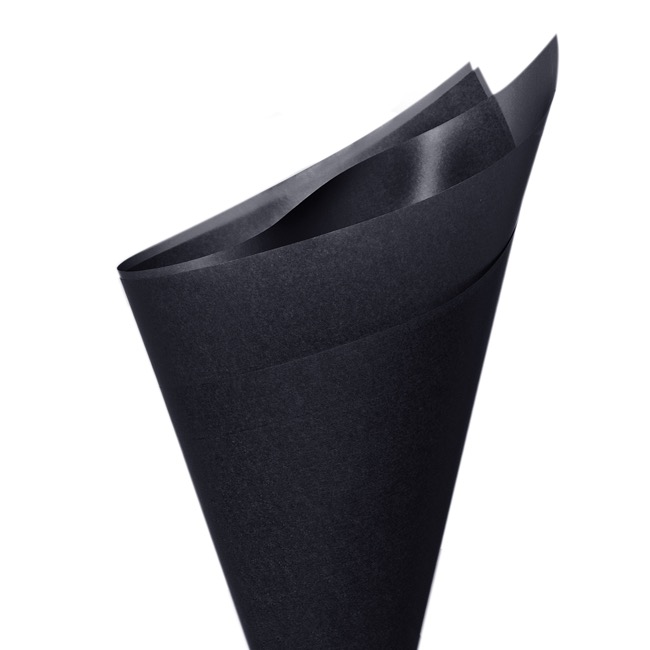 Tallow Paper 75 micron Pack 100 Black (60x60cm)