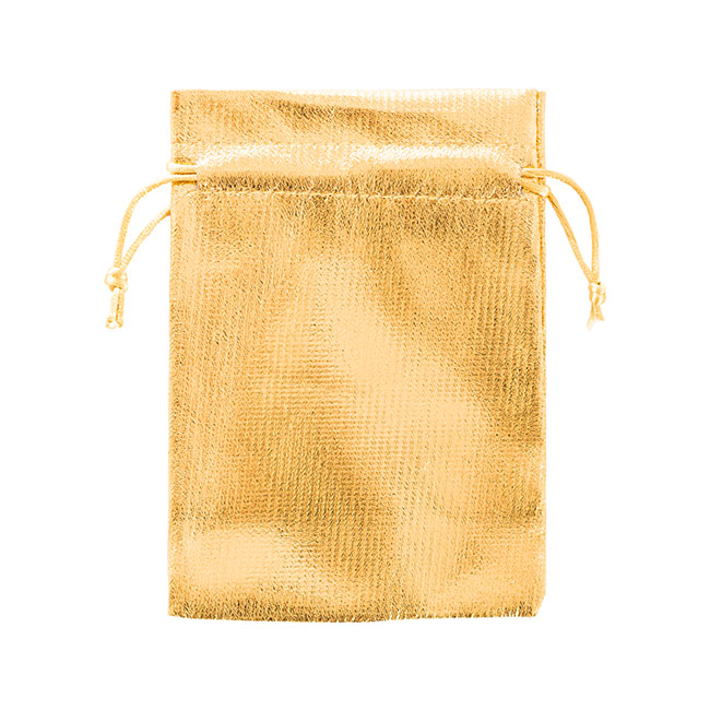 Metallic Shimmer Gift Bag Medium Pack 6 Gold (12.5x17HcmH)