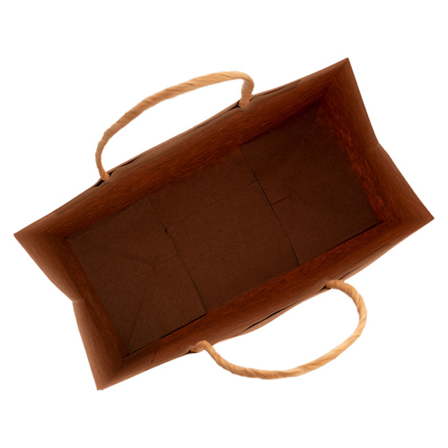 Kraft Paper Bag Shopper Mini Brown Pack 10 (140Wx75Gx165mmH)