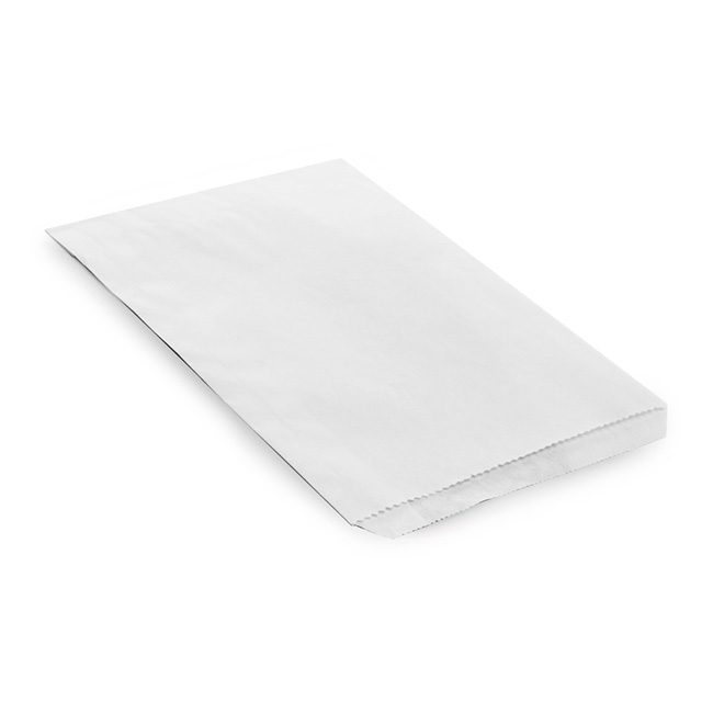 Flat Paper Bag White (150x190mmH)
