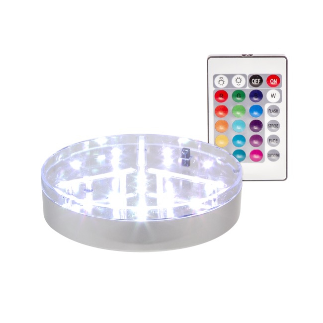 Illuminating LED Centrepiece Decoration Remote Control 15cmD