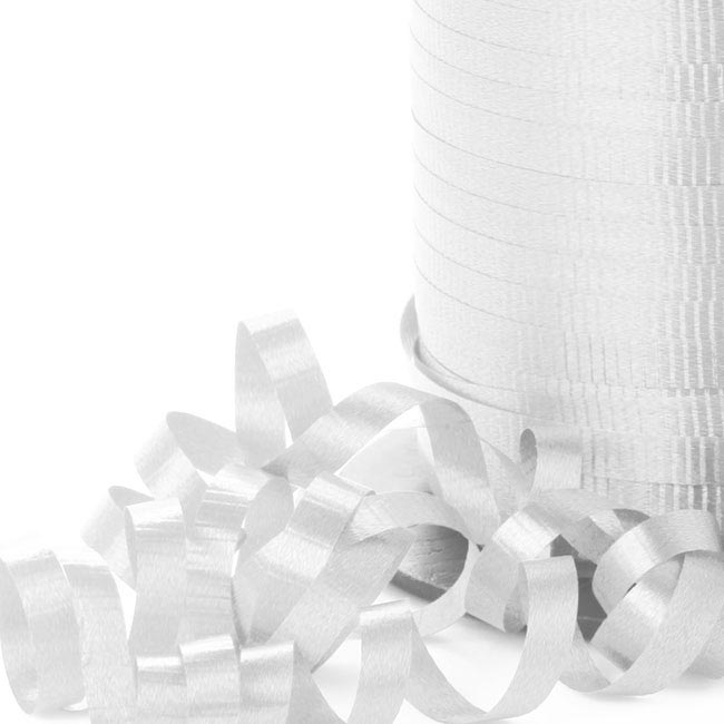 Ribbon Curling White (5mmx450m)