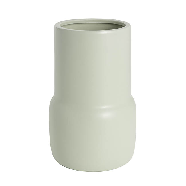 Ceramic Freya Vase Matte Sage (15TDx18DX27.5cmH)