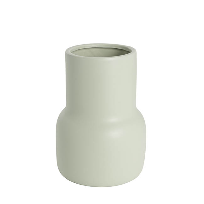 Ceramic Freya Vase Matte Sage (12TDx16DX22cmH)