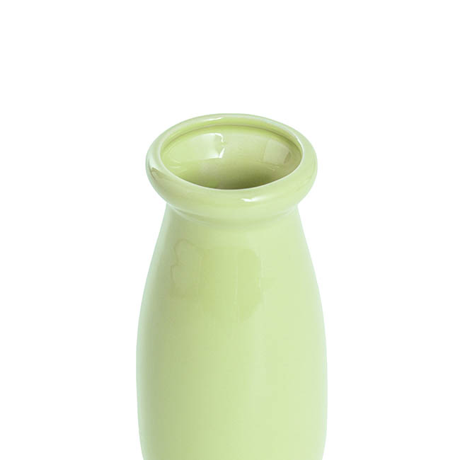 Ceramic Milk Bottle Medium Sage (9Dx20cmH)