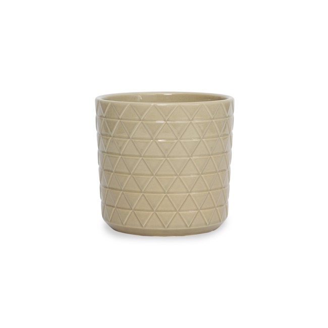 Ceramic Epping Pot Chai Brown (14.5Dx14.5cmH)