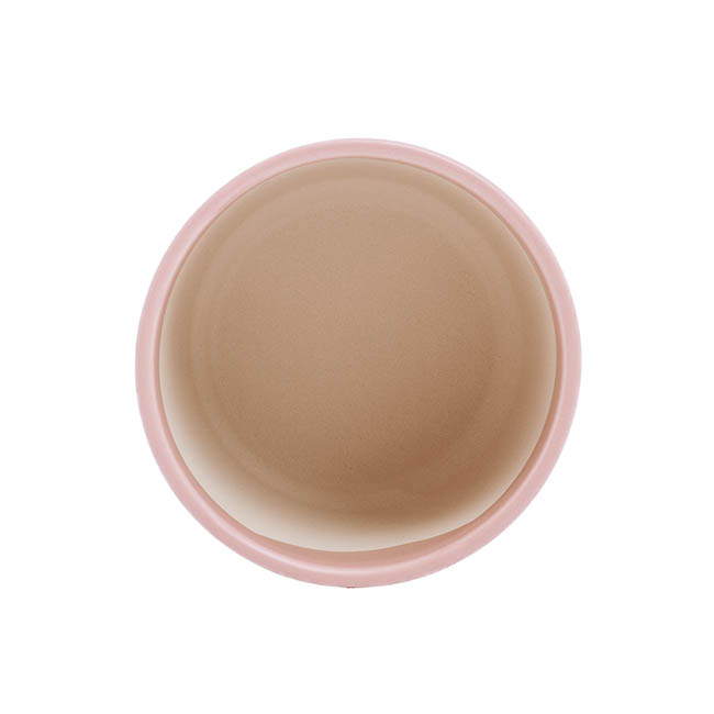 Ceramic Loreto Pot Matte Pink Sand (15Dx14cmH)