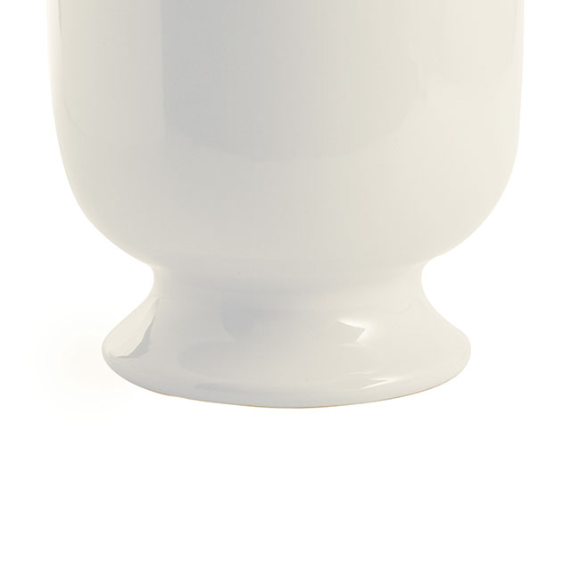 Ceramic Kyoto Pot Planter Glossy Off White (15.5cmx17.5cmH)