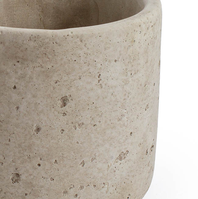 Earthy Cement Yonkers Cylinder Grey(11cmx10cmH)