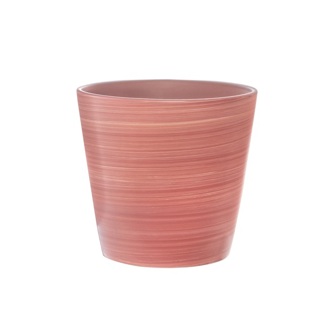Terracotta Debbie Pot Hot Pink (13.5x12cmH)