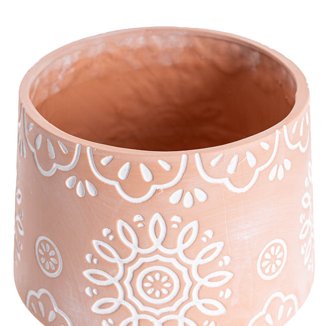 Ceramic Pot Palm Bay II Terracotta (18x15cmH)