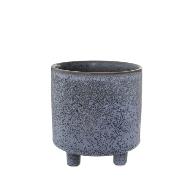 Ceramic Premium Cresta Pot Blue (15.5x15.5cmH)