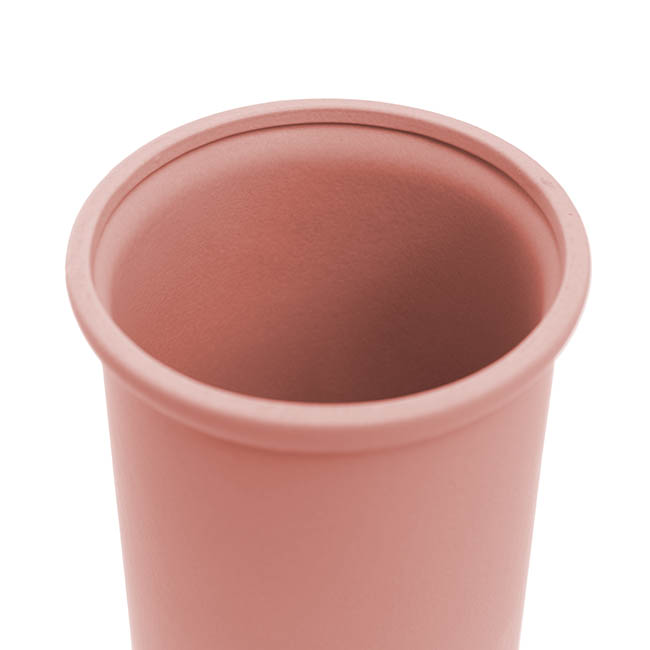 Ceramic Aphrodite Cylinder Vase Satin Matte Pink(16x25cmH)