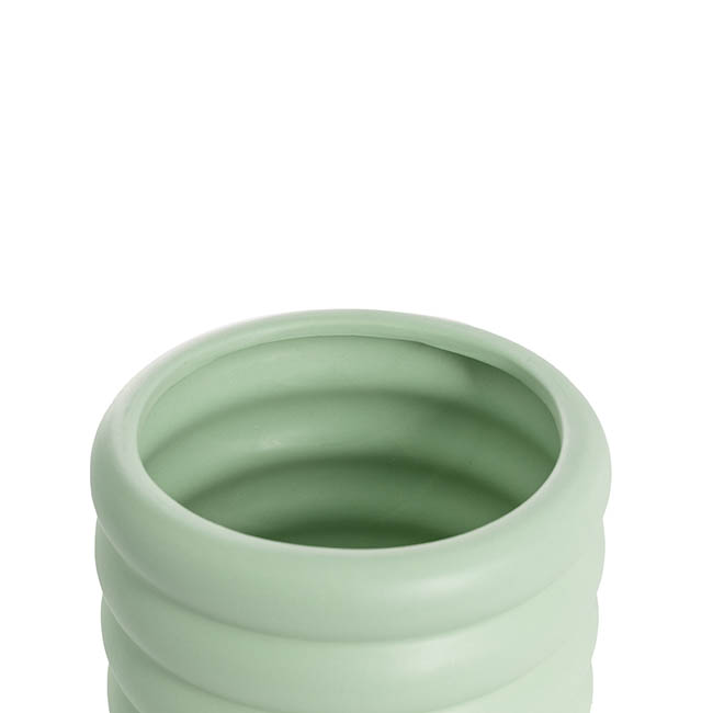 Ceramic Beehive Pastel Matte Soft Green (17x17X15cmH)