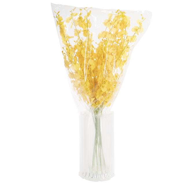 Vase Arrangement Dancing Lady Orchid Yellow (85cmH)