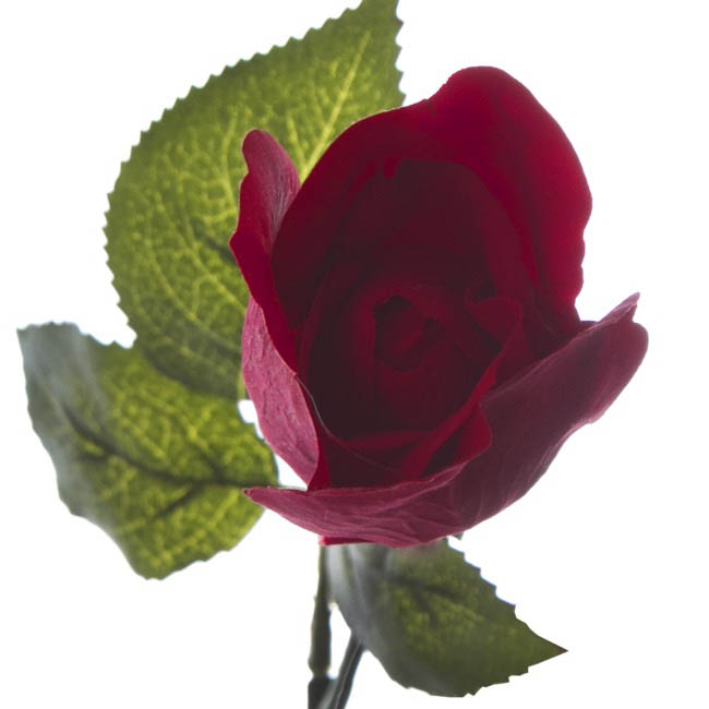 Siena Real Touch Rose Bud Red (60cmH)