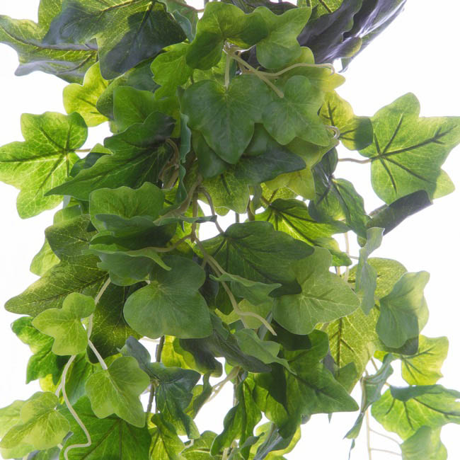 Hanging Plants Ivy Bush Real Touch Green (65cmH)