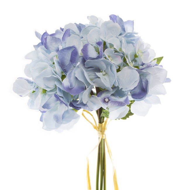 Hydrangea Victoria Bouquet Light Blue (32cmH)