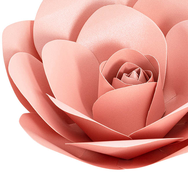 Rose Paper Wall Flower Pack 2 Blush Pink (20cmD)