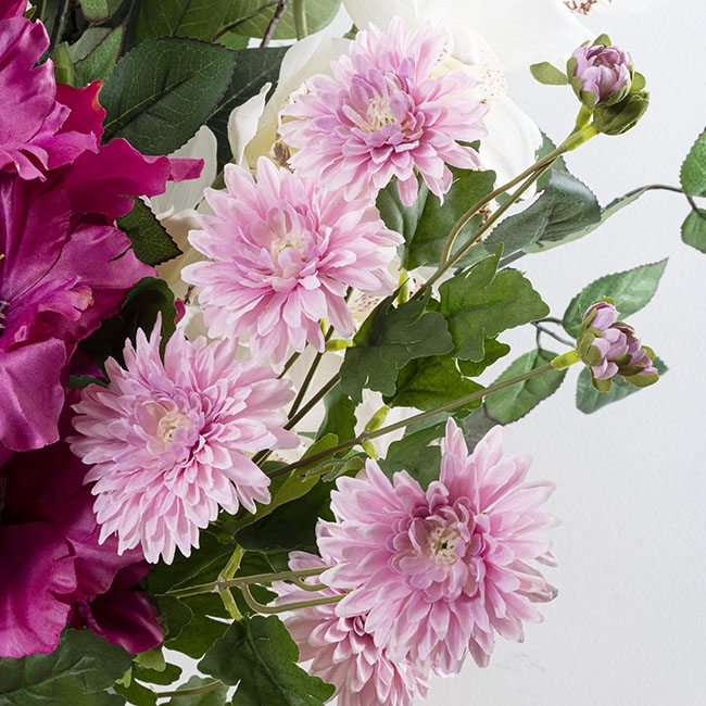Chrysanthemum x 7 Head Spray Soft Pink (83cmH)
