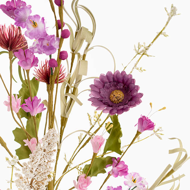 Field Flower Spray Purple & Violet (50cmH)