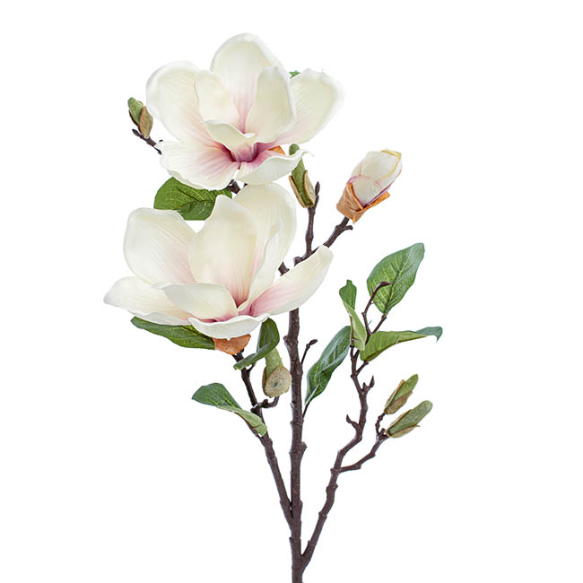 Magnolia Open Flower Spray with Bud Light Pink (71cmH)