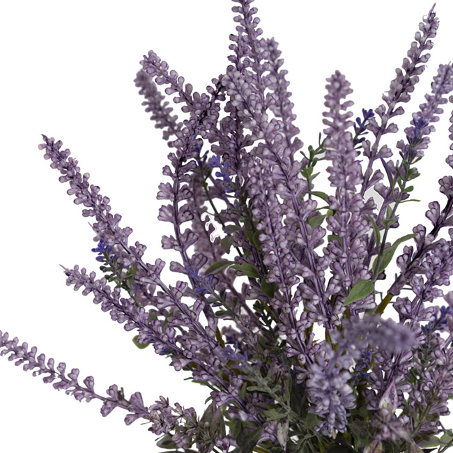 Lavender Bouquet x 6 Violet (36cmH)