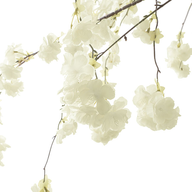 Artificial Cherry Blossom Tree White (140cmDx210cmH)