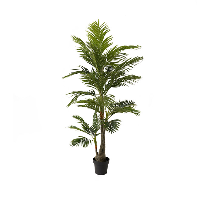 Real Touch 3 Head Palm Tree Potted Green (180cmH)
